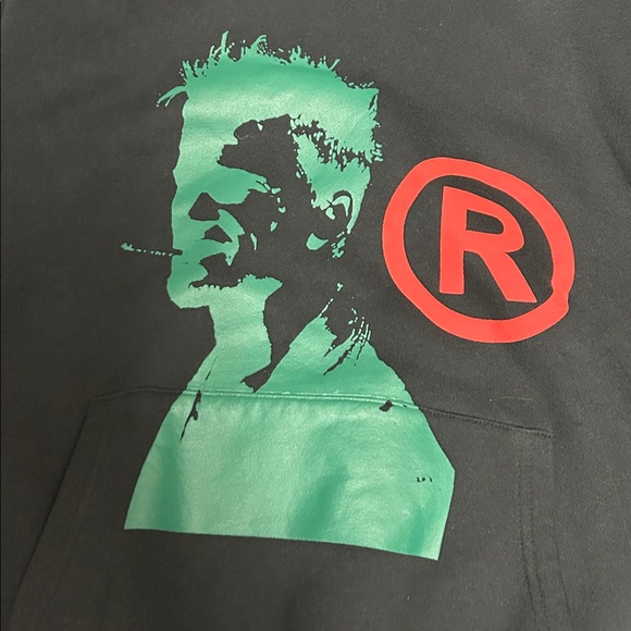 Joy Division Brad Pitt Black Hoodie - Picture 2 of 5